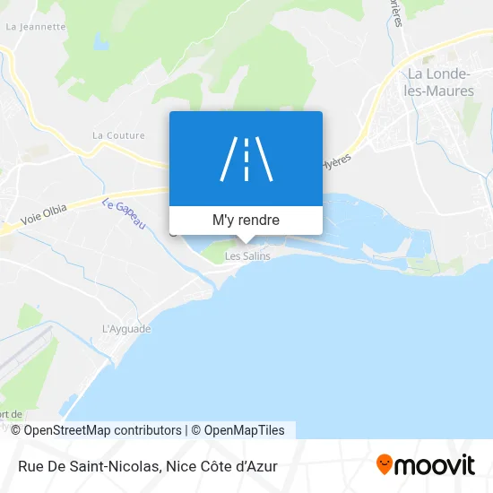 Rue De Saint-Nicolas plan