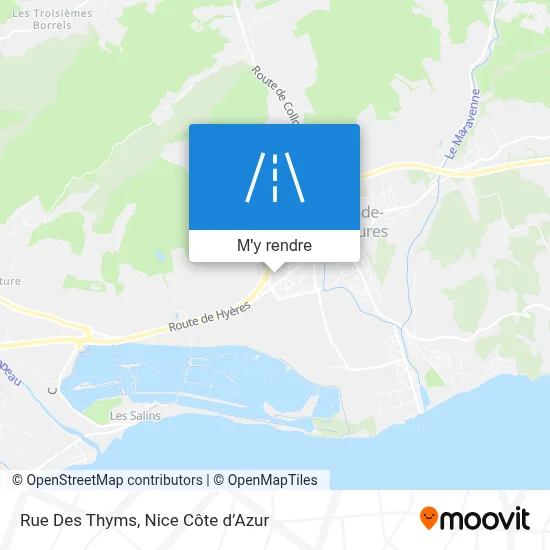 Rue Des Thyms plan