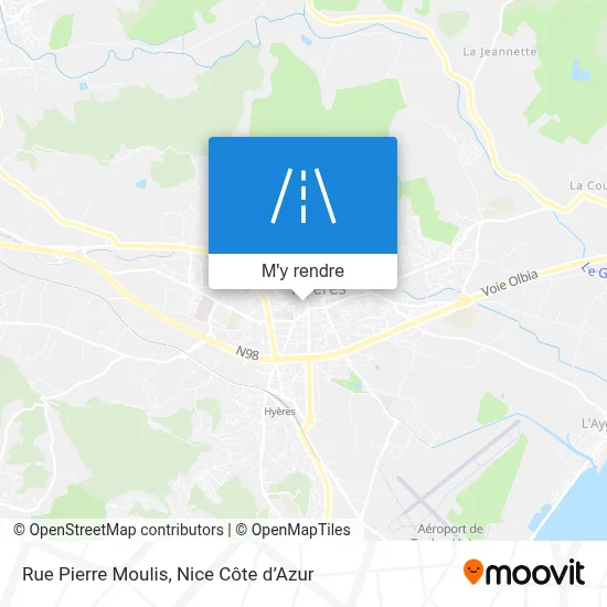 Rue Pierre Moulis plan