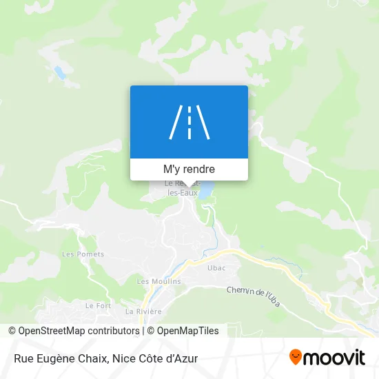 Rue Eugène Chaix plan