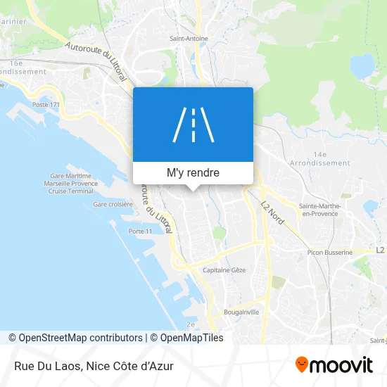 Rue Du Laos plan