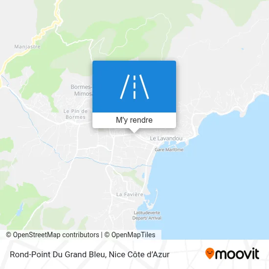 Rond-Point Du Grand Bleu plan