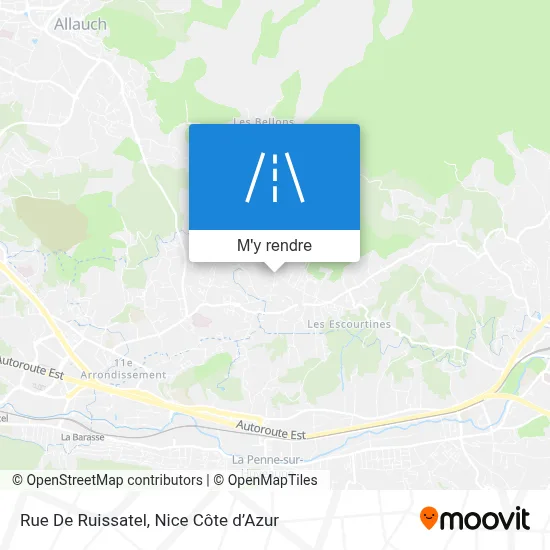 Rue De Ruissatel plan