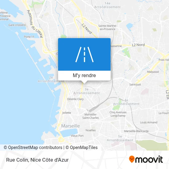 Rue Colin plan