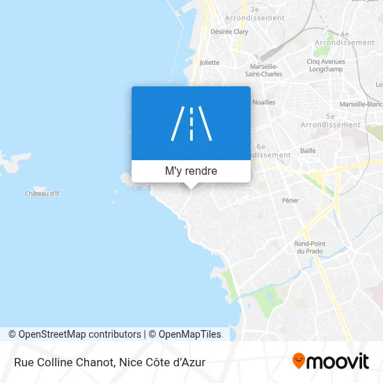 Rue Colline Chanot plan