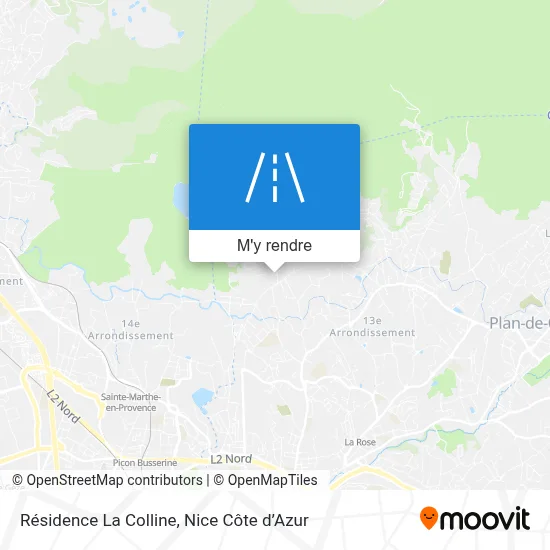 Résidence La Colline plan