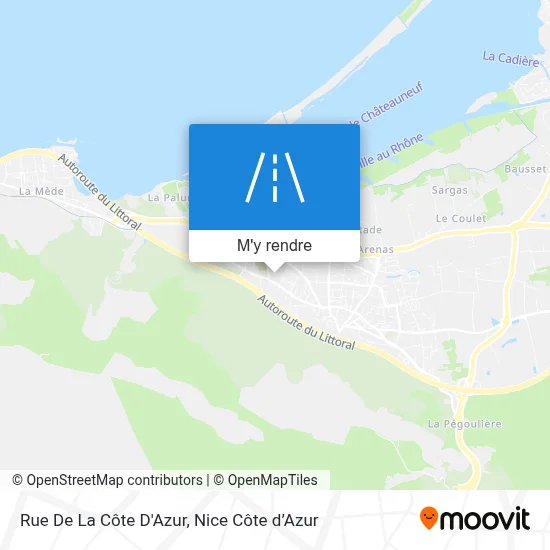 Rue De La Côte D'Azur plan