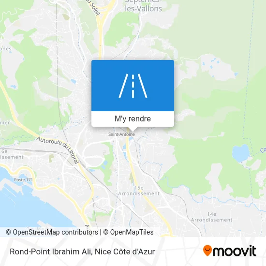 Rond-Point Ibrahim Ali plan