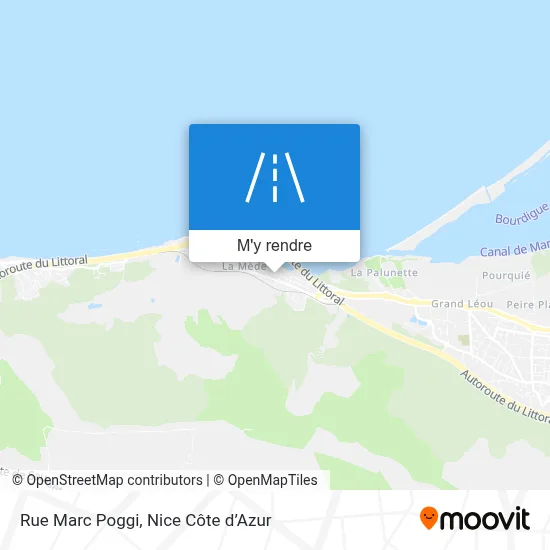 Rue Marc Poggi plan