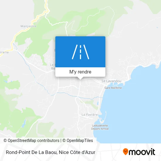 Rond-Point De La Baou plan
