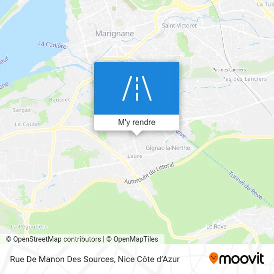 Rue De Manon Des Sources plan