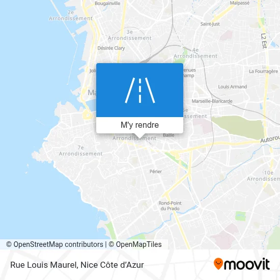 Rue Louis Maurel plan