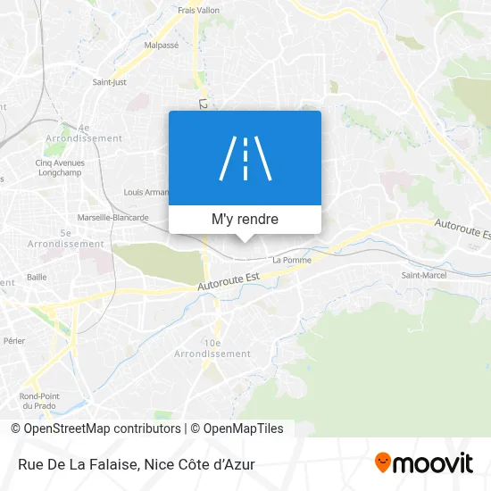 Rue De La Falaise plan