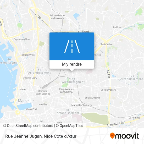 Rue Jeanne Jugan plan
