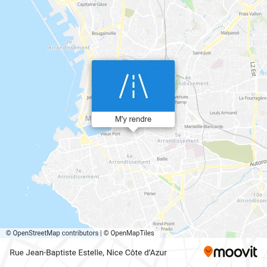Rue Jean-Baptiste Estelle plan