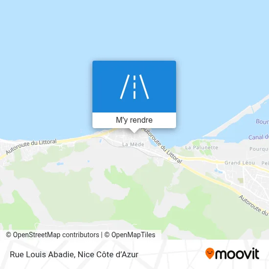 Rue Louis Abadie plan