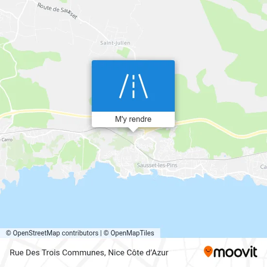 Rue Des Trois Communes plan