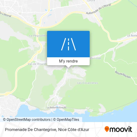 Promenade De Chantegrive plan