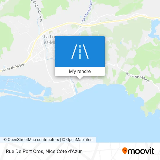 Rue De Port Cros plan