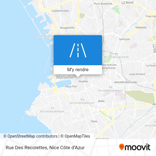 Rue Des Recolettes plan