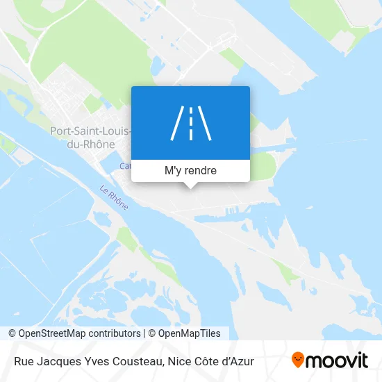 Rue Jacques Yves Cousteau plan