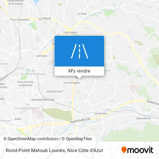 Rond-Point Matoub Lounès plan