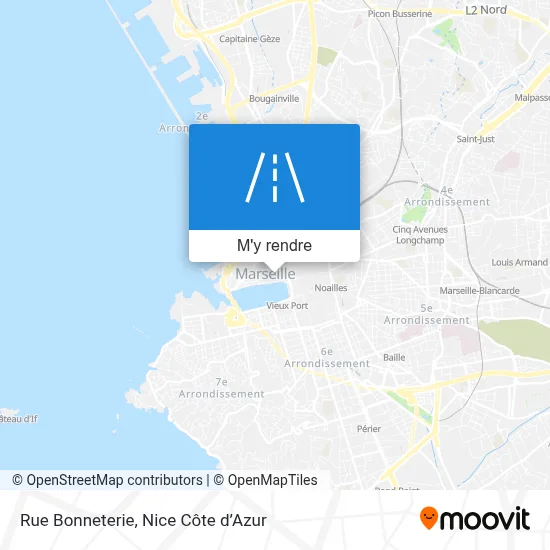 Rue Bonneterie plan