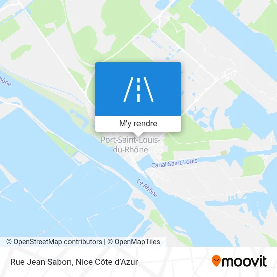 Rue Jean Sabon plan