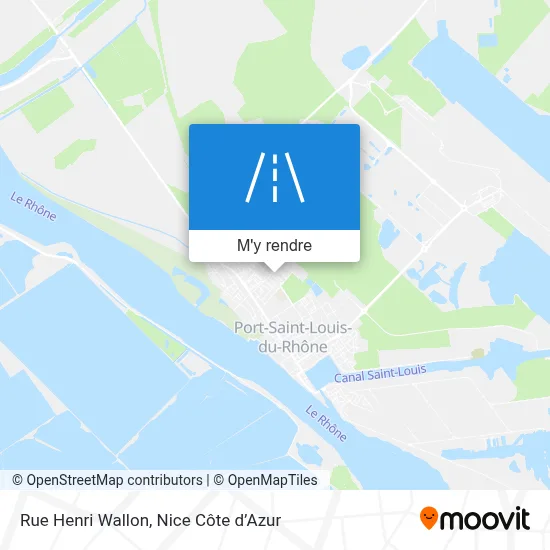 Rue Henri Wallon plan