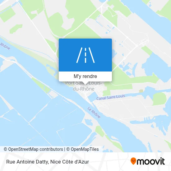 Rue Antoine Datty plan