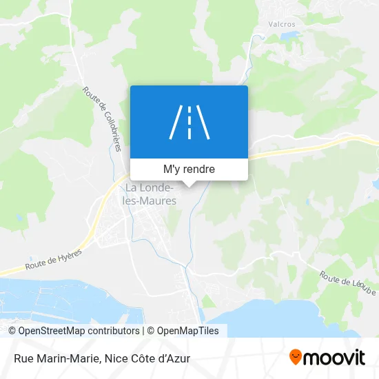 Rue Marin-Marie plan