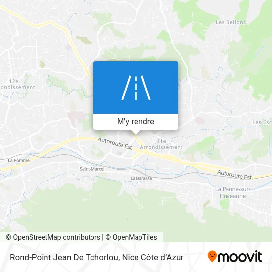 Rond-Point Jean De Tchorlou plan