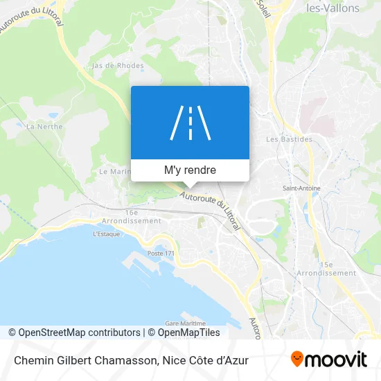 Chemin Gilbert Chamasson plan