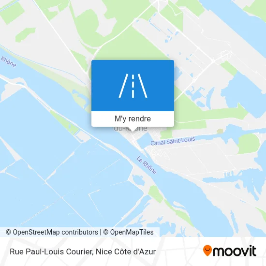 Rue Paul-Louis Courier plan