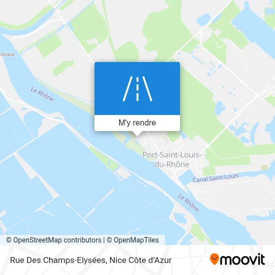 Rue Des Champs-Elysées plan