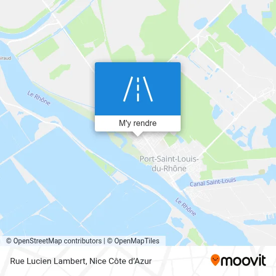 Rue Lucien Lambert plan