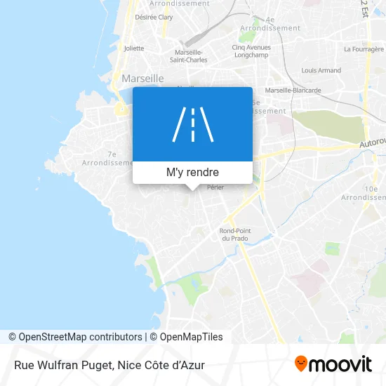 Rue Wulfran Puget plan