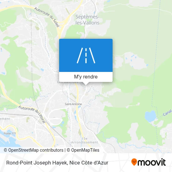 Rond-Point Joseph Hayek plan