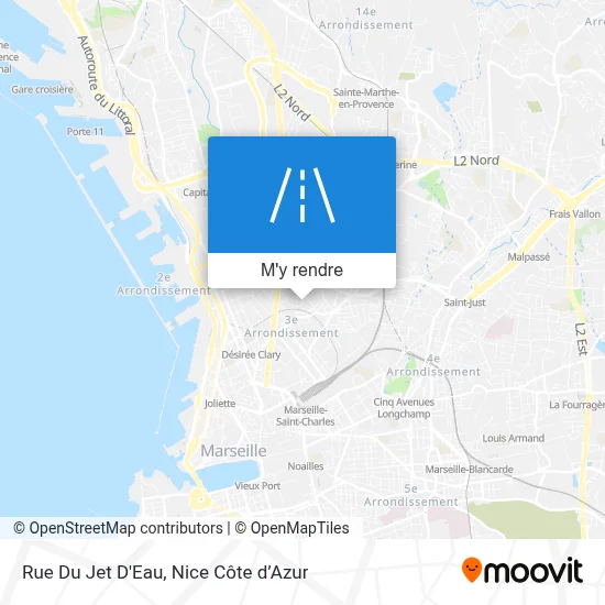 Rue Du Jet D'Eau plan