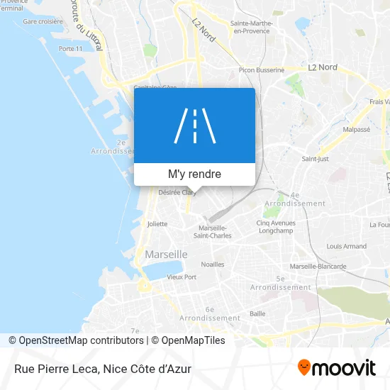 Rue Pierre Leca plan