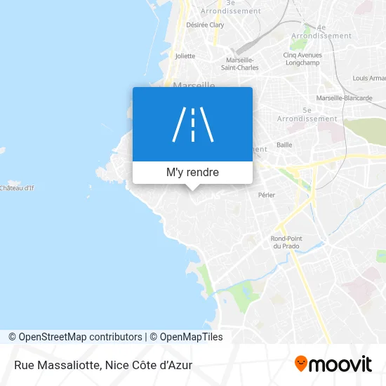 Rue Massaliotte plan