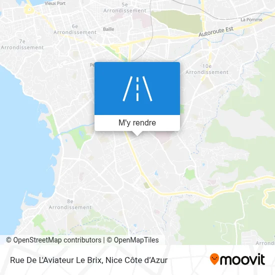 Rue De L'Aviateur Le Brix plan