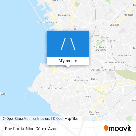 Rue Fortia plan