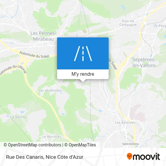Rue Des Canaris plan