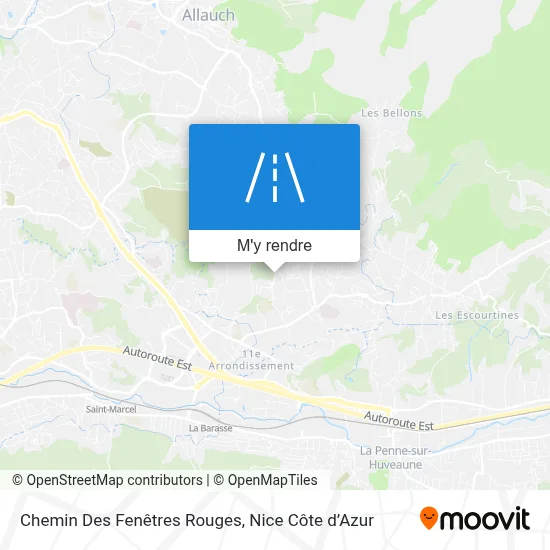Chemin Des Fenêtres Rouges plan
