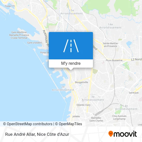 Rue André Allar plan
