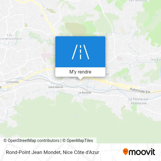 Rond-Point Jean Mondet plan