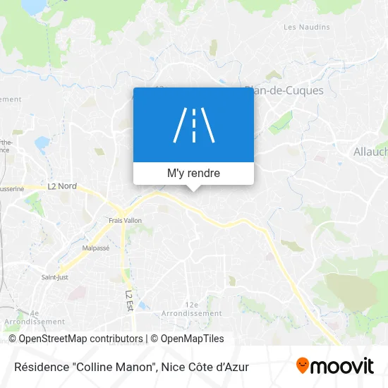 Résidence "Colline Manon" plan
