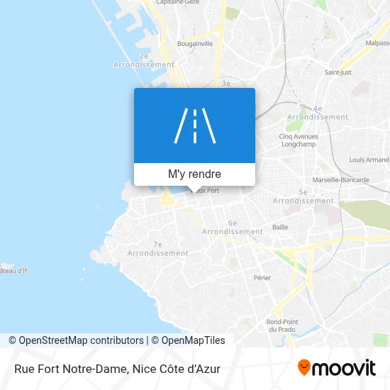 Rue Fort Notre-Dame plan