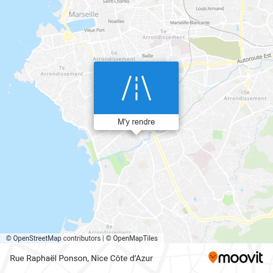 Rue Raphaël Ponson plan